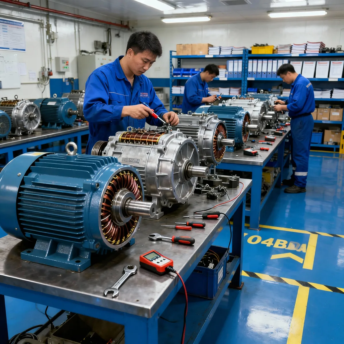 Marine alternator and motor rewinding in Fujairah