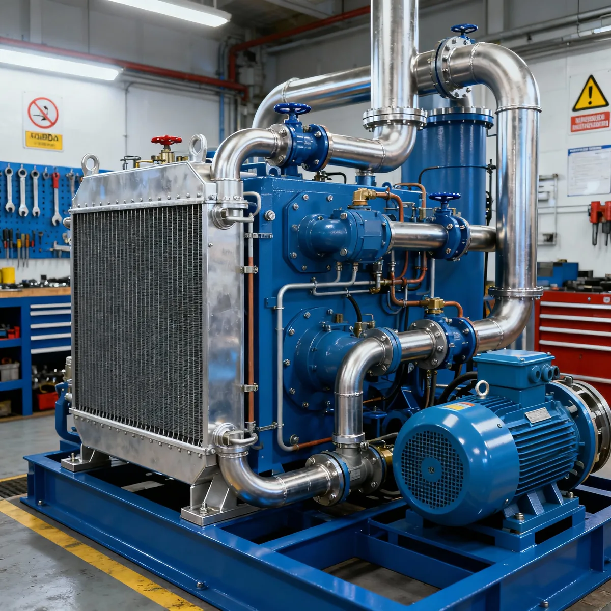 Marine heat exchanger chemical cleaning and cooler overhaul in Fujairah