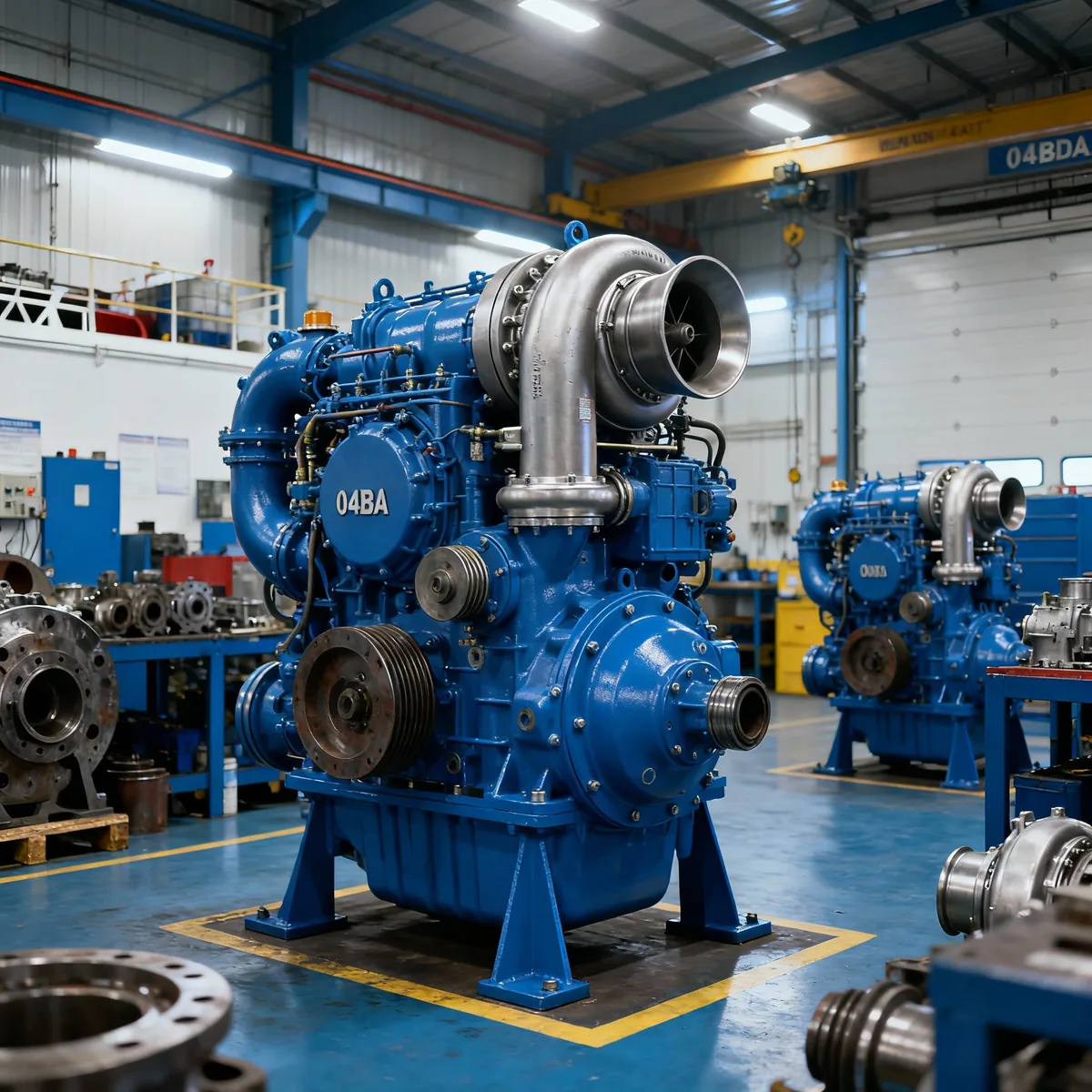 Ship turbocharger repair and rotor balancing in Fujairah